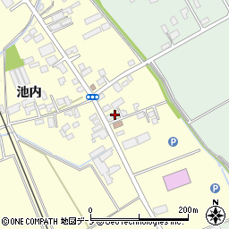 秋田県大館市池内池内43周辺の地図