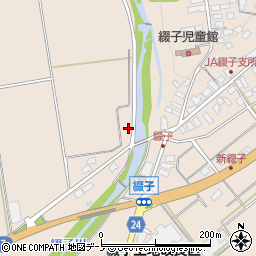 秋田県北秋田市綴子家下タ364周辺の地図