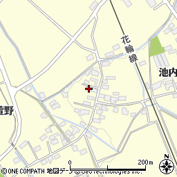 秋田県大館市池内池内8周辺の地図