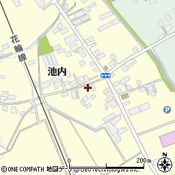 秋田県大館市池内池内100周辺の地図