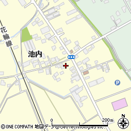 秋田県大館市池内池内218周辺の地図