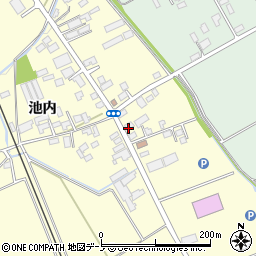 秋田県大館市池内池内212周辺の地図