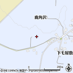 秋田県鹿角市花輪鹿角沢48周辺の地図