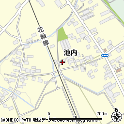秋田県大館市池内池内95周辺の地図