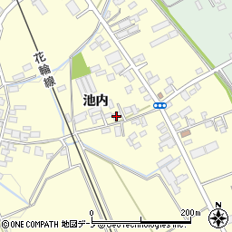 秋田県大館市池内池内91周辺の地図