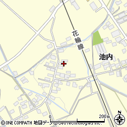 秋田県大館市池内池内16周辺の地図