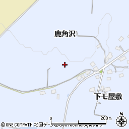 秋田県鹿角市花輪鹿角沢30周辺の地図