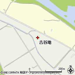 秋田県大館市二井田吉谷地周辺の地図