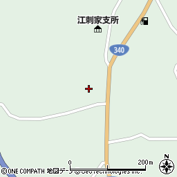 岩手県九戸郡九戸村江刺家第８地割周辺の地図