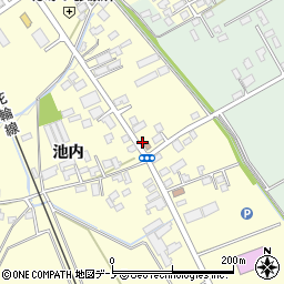 秋田県大館市池内池内105周辺の地図