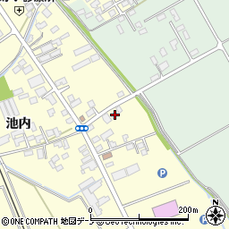 秋田県大館市池内池内201周辺の地図