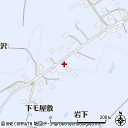秋田県鹿角市花輪下モ屋敷周辺の地図