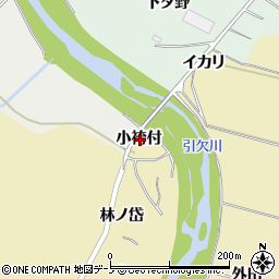 秋田県大館市出川小袴付周辺の地図