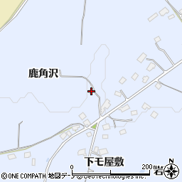 秋田県鹿角市花輪鹿角沢25周辺の地図