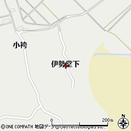 秋田県大館市小袴伊勢堂下周辺の地図
