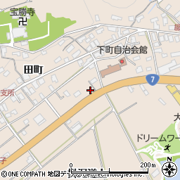 秋田県北秋田市綴子掛泥道上周辺の地図