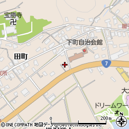 秋田県北秋田市綴子掛泥道上4周辺の地図