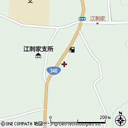 岩手県九戸村（九戸郡）江刺家（第７地割）周辺の地図