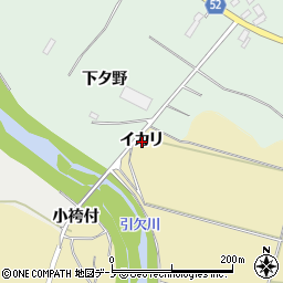 秋田県大館市出川イカリ周辺の地図