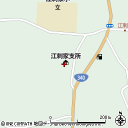 江刺家ふるさとセンター周辺の地図