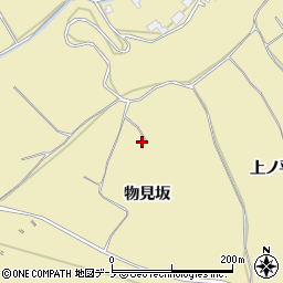 秋田県鹿角市十和田錦木物見坂9周辺の地図