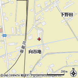 秋田県鹿角市十和田錦木下野田8周辺の地図
