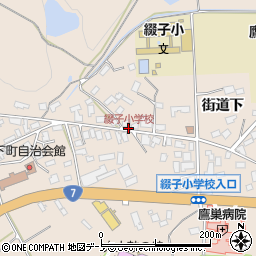 綴子小学校周辺の地図
