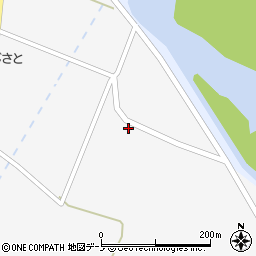 秋田県藤里町（山本郡）矢坂（林の後）周辺の地図