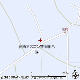 秋田県鹿角市花輪蛇沢周辺の地図