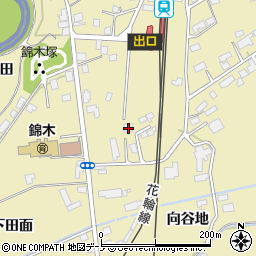 秋田県鹿角市十和田錦木下野田4周辺の地図