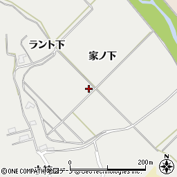 秋田県大館市小袴周辺の地図