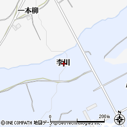 秋田県鹿角市花輪李川周辺の地図