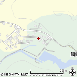 秋田県大館市餌釣沢周辺の地図