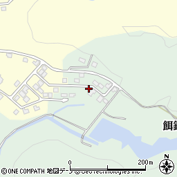 秋田県大館市餌釣（沢）周辺の地図
