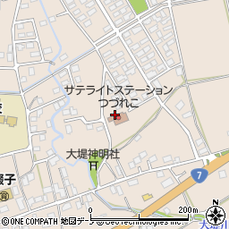 北秋田市　サテライトステーションつづれこ周辺の地図