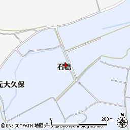 秋田県鹿角市花輪石葛周辺の地図