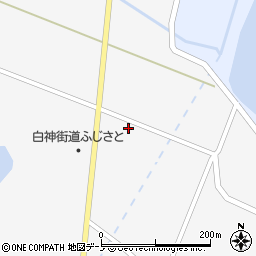 秋田県山本郡藤里町矢坂上野蟹子沢周辺の地図