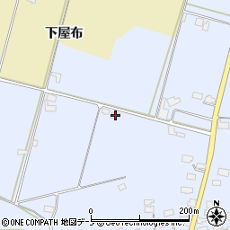 秋田県鹿角市花輪村後周辺の地図
