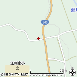 岩手県九戸郡九戸村江刺家第１２地割4周辺の地図