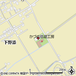 秋田県鹿角市十和田錦木下野添8周辺の地図