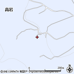 岩手県二戸市石切所内山33周辺の地図