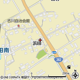 秋田県鹿角市十和田錦木中谷地周辺の地図