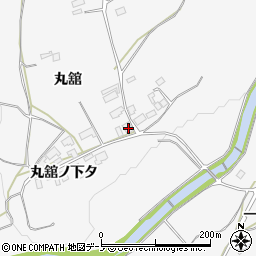 秋田県鹿角市十和田草木丸舘17周辺の地図