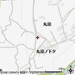 秋田県鹿角市十和田草木丸舘24周辺の地図
