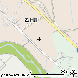 秋田県大館市板沢乙上野37周辺の地図