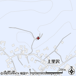 岩手県二戸市石切所（上里沢）周辺の地図