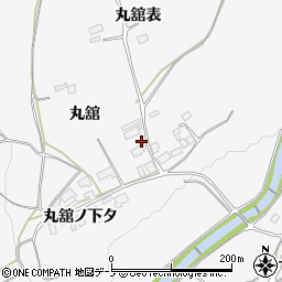 秋田県鹿角市十和田草木丸舘16周辺の地図