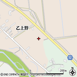 秋田県大館市板沢乙上野29周辺の地図