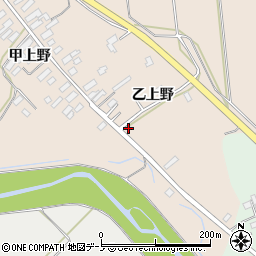 秋田県大館市板沢乙上野2周辺の地図