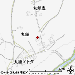 秋田県鹿角市十和田草木丸舘15周辺の地図